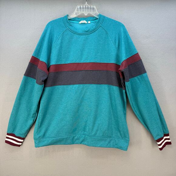 cotopaxi Other - Cotopaxi Crew Neck Sweatshirt Men's L Teal Maroon Long Sleeve Athleisure EUC
